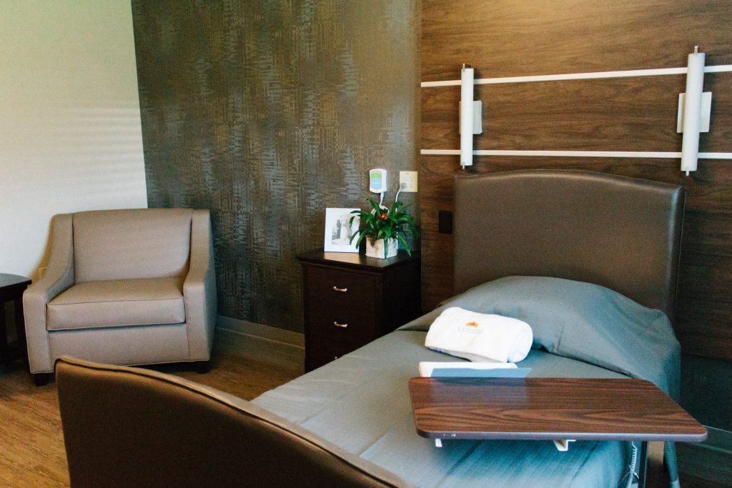 A room available for long term care